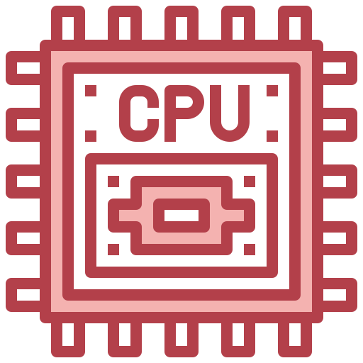 wieża procesora Surang Red ikona