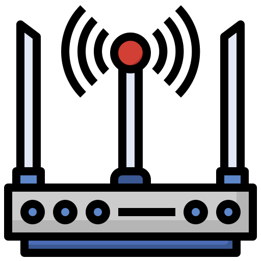 modem Surang Lineal Color icoon