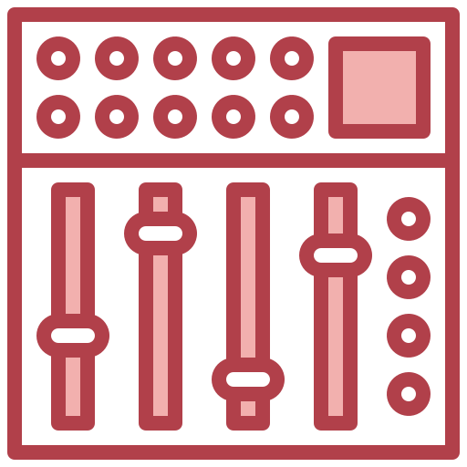 mezclador de sonido Surang Red icono