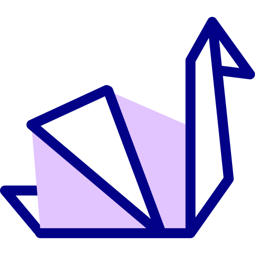 Origami Detailed Mixed Lineal color icon