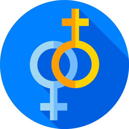 同性愛者 Flat Circular Flat icon