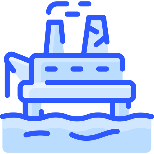 piattaforma petrolifera Vitaliy Gorbachev Blue icona