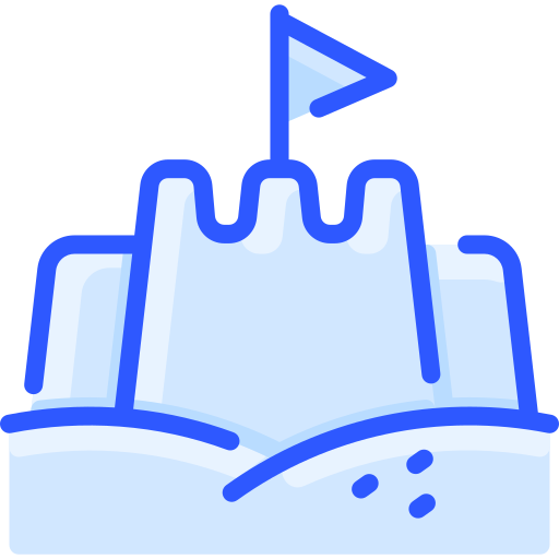 zamek z piasku Vitaliy Gorbachev Blue ikona