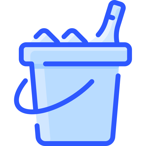Ice bucket Vitaliy Gorbachev Blue icon