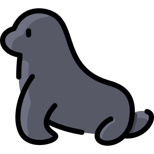 Seal Vitaliy Gorbachev Lineal Color icon