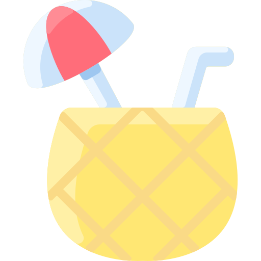 Pineapple cocktail Vitaliy Gorbachev Flat icon