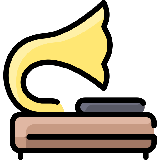 Gramophone Vitaliy Gorbachev Lineal Color icon