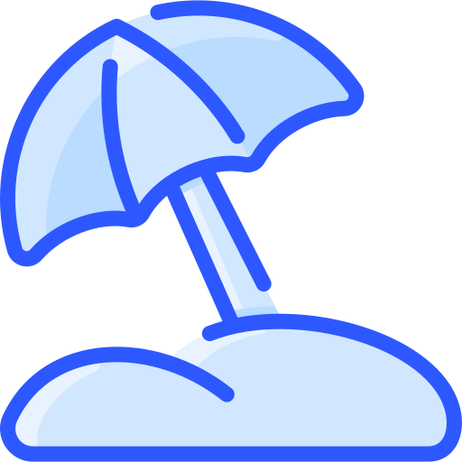 Parasol Vitaliy Gorbachev Blue icon