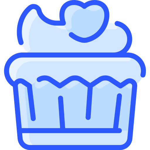 컵케익 Vitaliy Gorbachev Blue icon