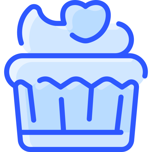 Cupcake Vitaliy Gorbachev Blue icon