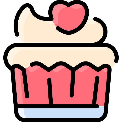 Cupcake Vitaliy Gorbachev Lineal Color icon