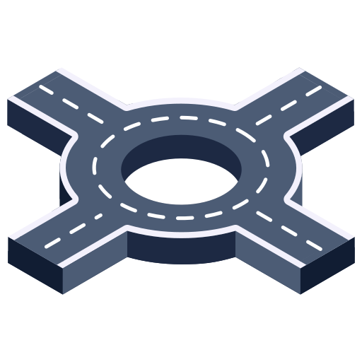 Roundabout Generic Isometric icon