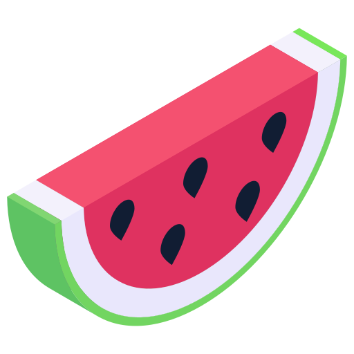 Watermelon Generic Isometric icon