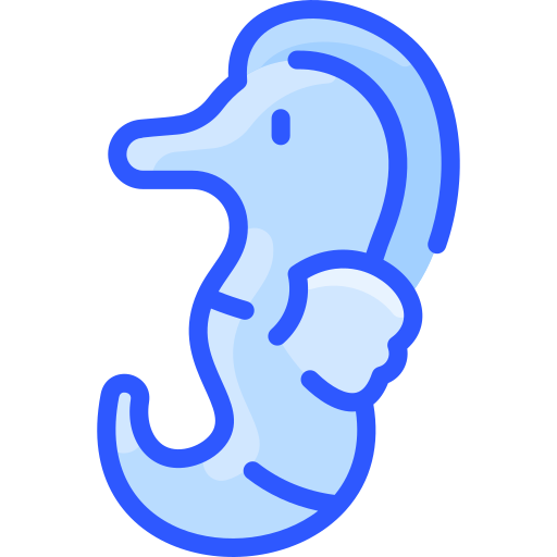 Seahorse Vitaliy Gorbachev Blue icon