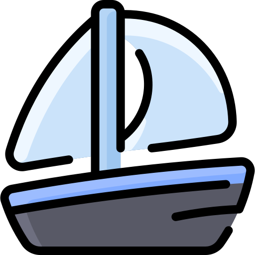zeilboot Vitaliy Gorbachev Lineal Color icoon