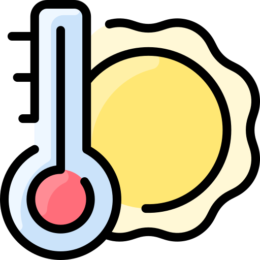 temperatura Vitaliy Gorbachev Lineal Color ikona