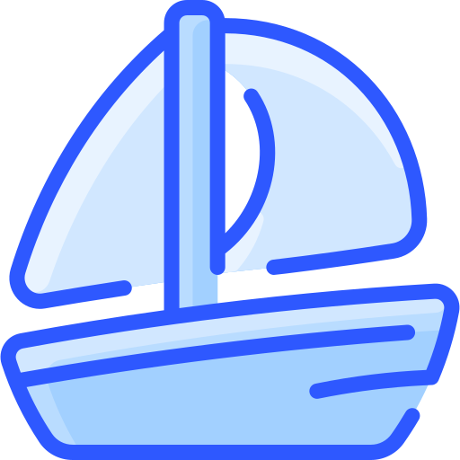 Sailboat Vitaliy Gorbachev Blue icon