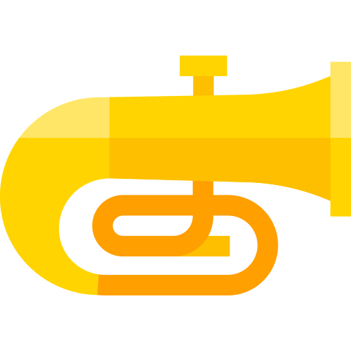 tuba Basic Straight Flat Ícone