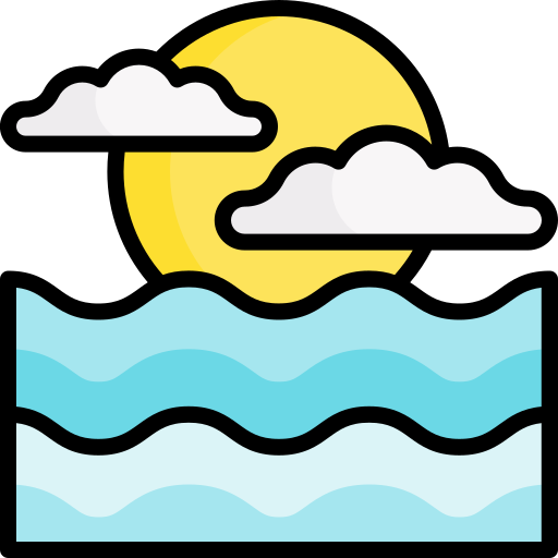 ocean Generic Outline Color ikona