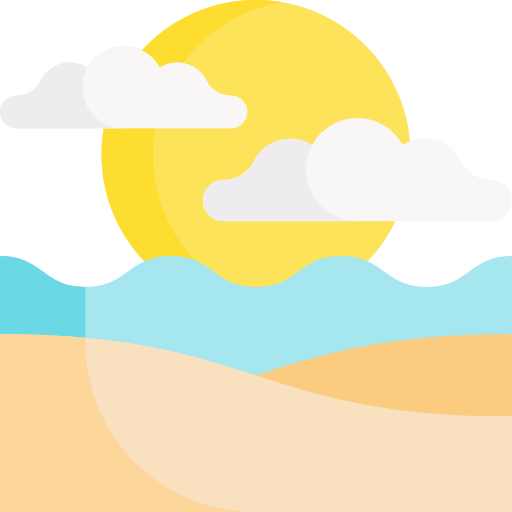 spiaggia Generic Flat icona