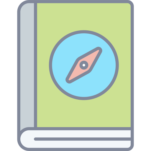 ガイドブック Generic Outline Color icon