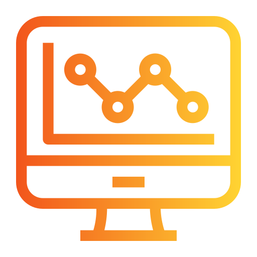 traitement analytique en ligne Generic Gradient Icône