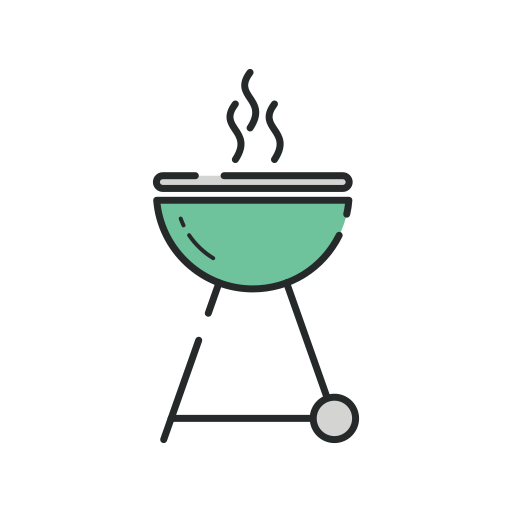barbecue Generic Outline Color icona