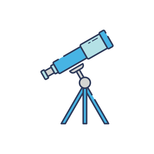 télescope Generic Outline Color Icône