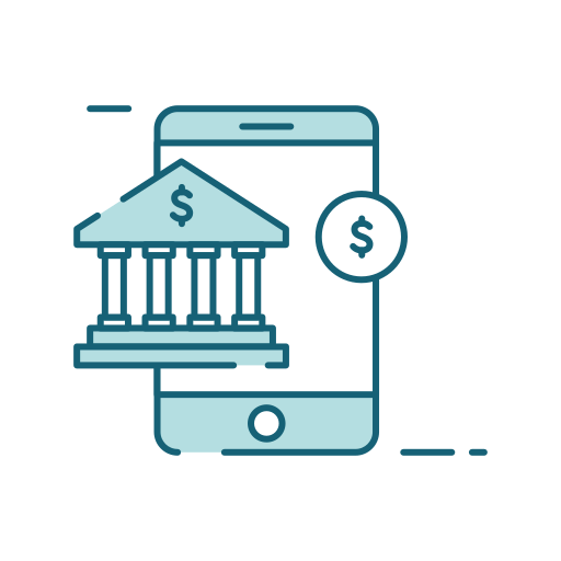 servizi bancari per smarthpone Generic Fill & Lineal icona