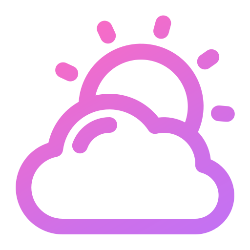Cloudy day Generic Gradient icon