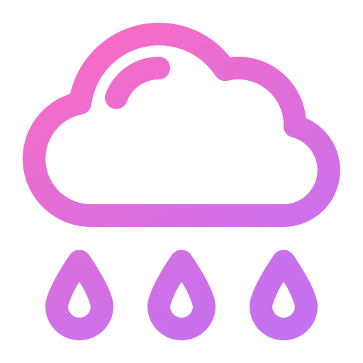 deszczowy Generic Gradient ikona