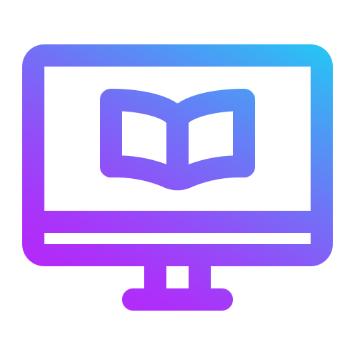 オンライン学習 Generic Gradient icon