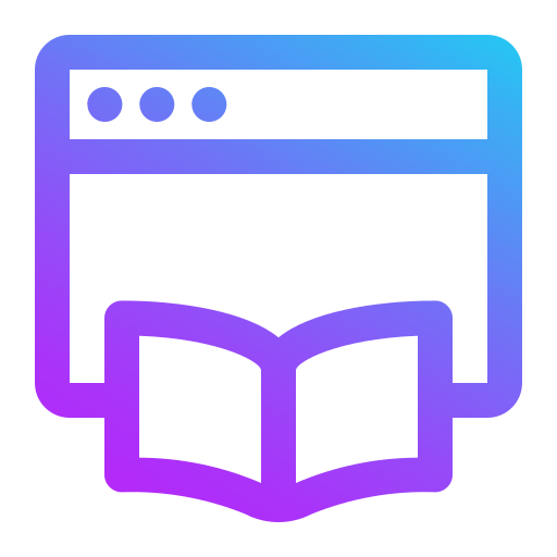 オンライン学習 Generic Gradient icon