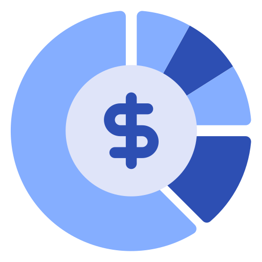 budget Generic Blue Icône