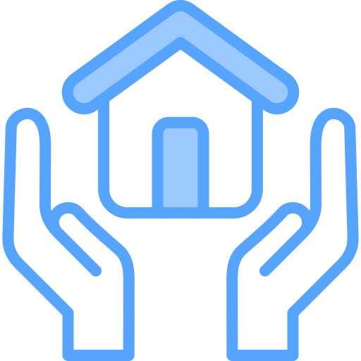 재산 보험 Generic Blue icon