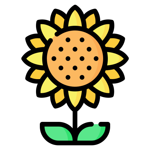 sonnenblume Generic Outline Color icon