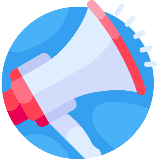 Megaphone Detailed Flat Circular Flat icon