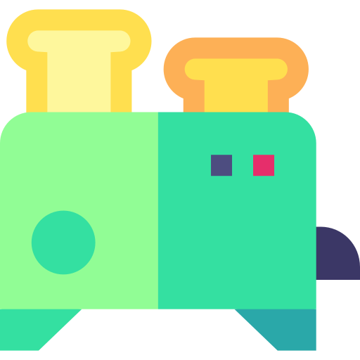 toaster Basic Straight Flat icon