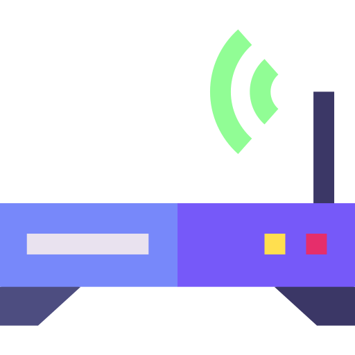 routeur Basic Straight Flat Icône