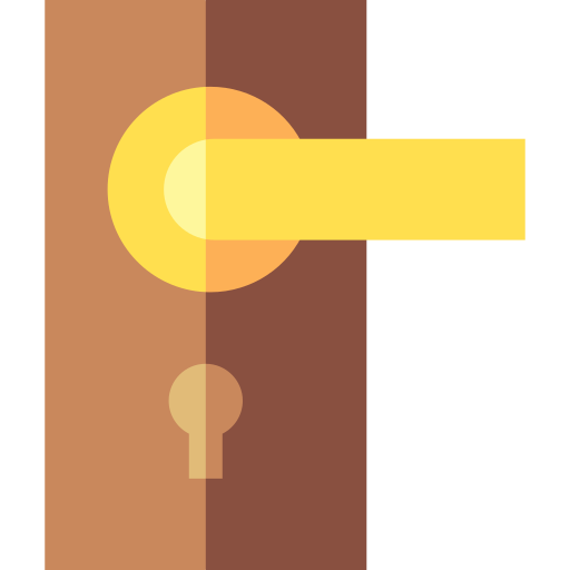 ドアノブ Basic Straight Flat icon