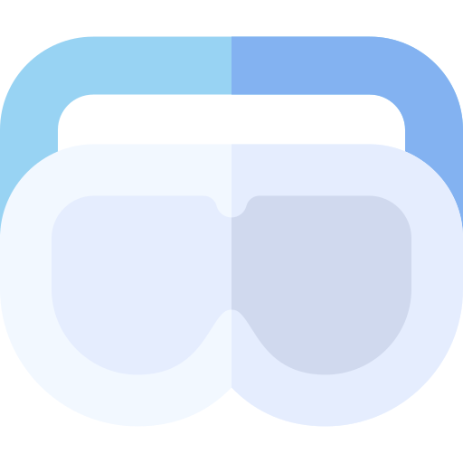 очки для плавания Basic Rounded Flat иконка