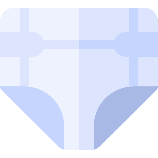 pannolino Basic Rounded Flat icona