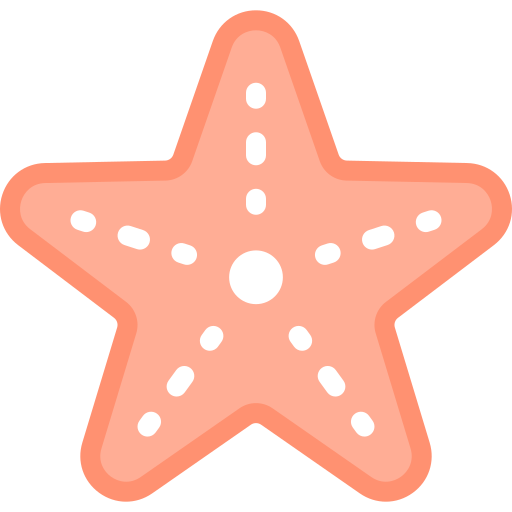estrelas do mar Detailed color Lineal color Ícone