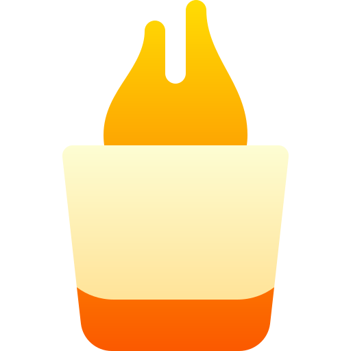 Fire cocktail Basic Gradient Gradient icon