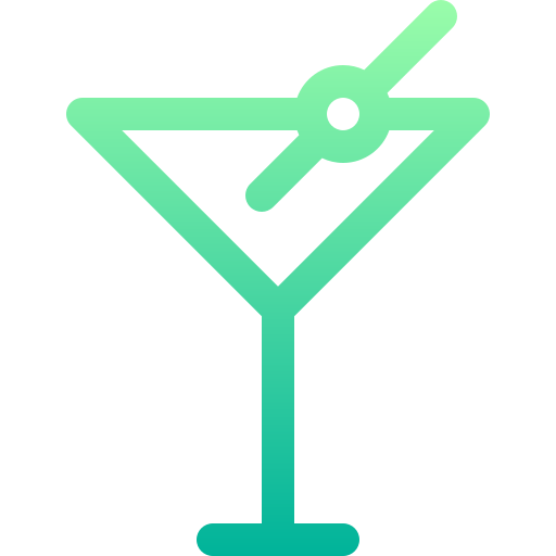 martini Basic Gradient Lineal color icono