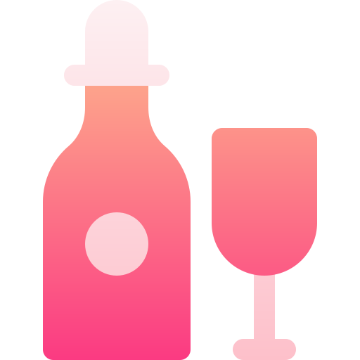 szampan Basic Gradient Gradient ikona