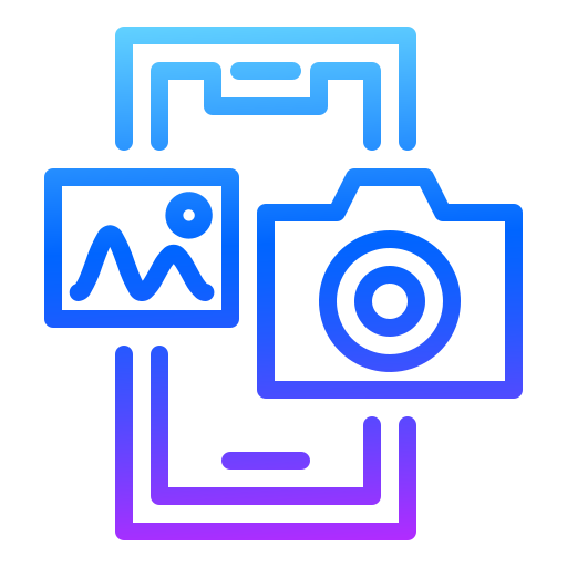 mobile kamera Generic Gradient icon