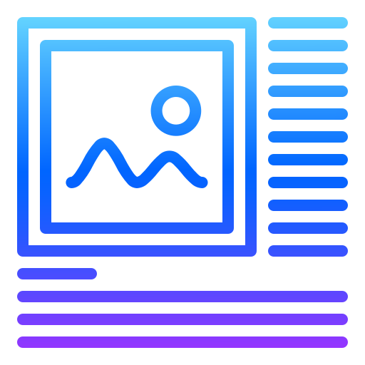 Image Generic Gradient icon