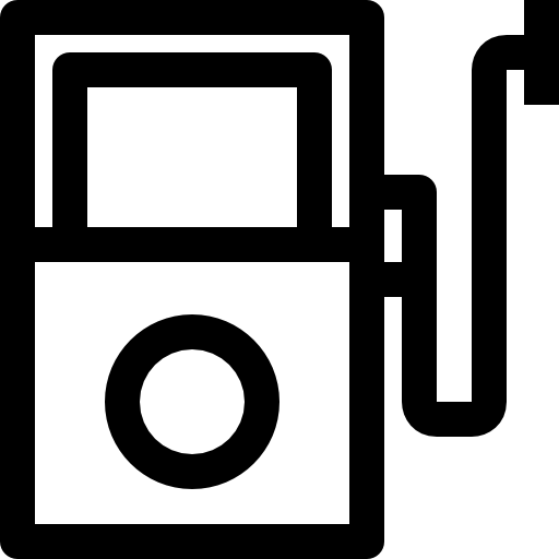 benzinestation Accurate Lineal icoon