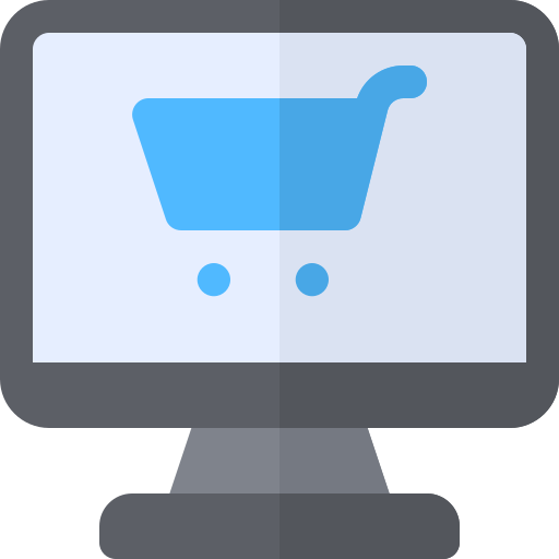 online einkaufen Basic Rounded Flat icon